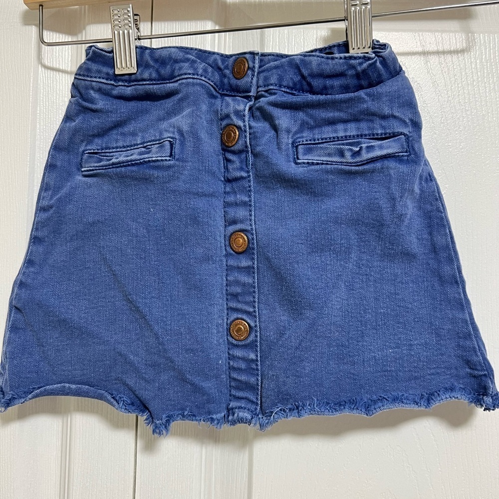 Zara Kids Denim Skirt Size 6